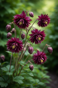 Aquilegia vulgaris Burdeos Barlow