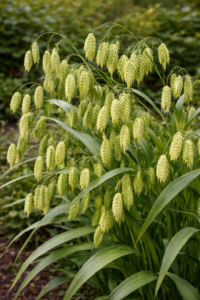 Chasmanthium latifolium Gröna dinglar