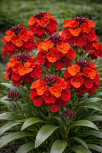 Cheiranthus cheiri (Erysimum) Carmine King